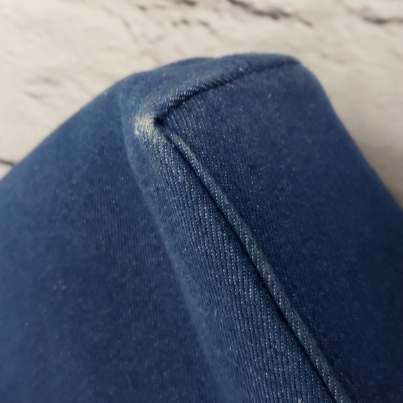 Cappelli Straworld Inc Bag 2008 Snowman Decor 100% Cotton Denim GUC - Picture 7 of 14